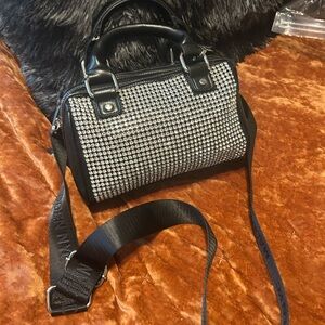 Black and Silver Studded Handbag